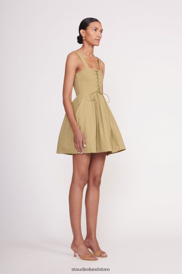 Women Clothing Khaki STAUD MINI SUTTON DRESS H8RLPJ73