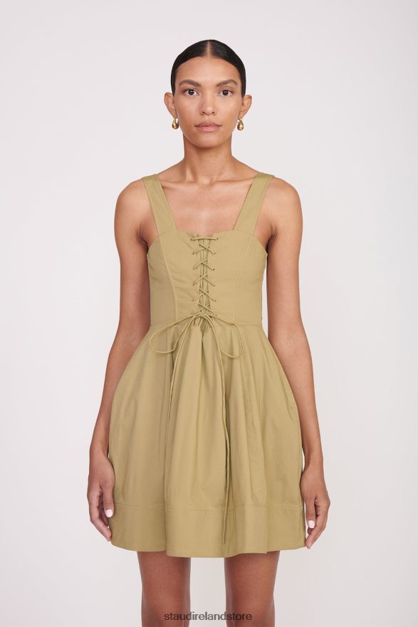 Women Clothing Khaki STAUD MINI SUTTON DRESS H8RLPJ73