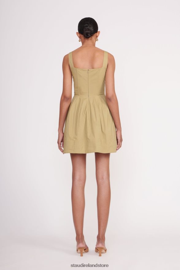 Women Clothing Khaki STAUD MINI SUTTON DRESS H8RLPJ73