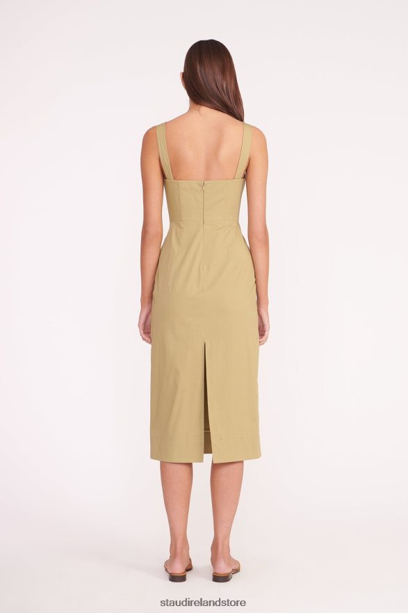 Women Clothing Khaki STAUD SUTTON DRESS H8RLPJ159