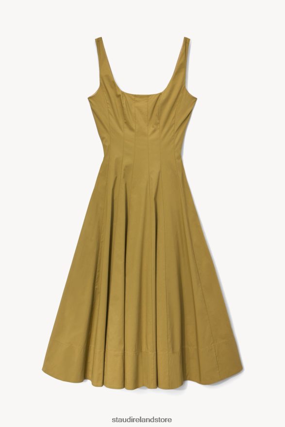 Women Clothing Khaki STAUD WELLS DRESS H8RLPJ53