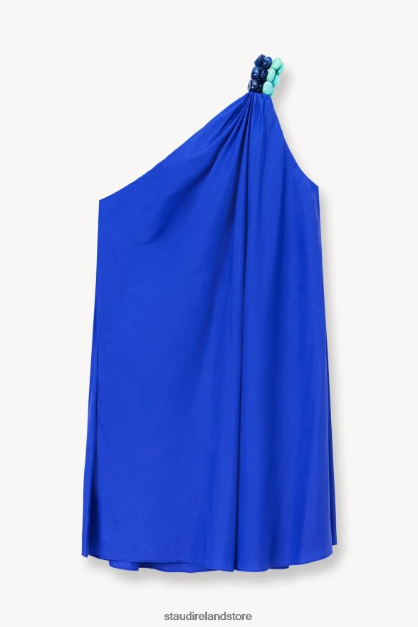 Women Clothing Lapis STAUD MINI MASON DRESS H8RLPJ76