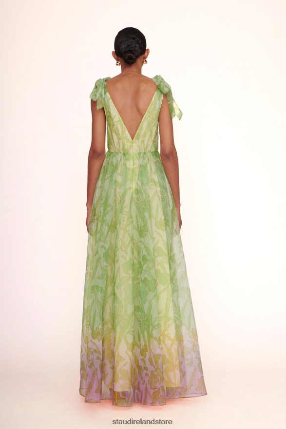 Women Clothing Lime Magenta Wildflowers STAUD DANDELION DRESS H8RLPJ270