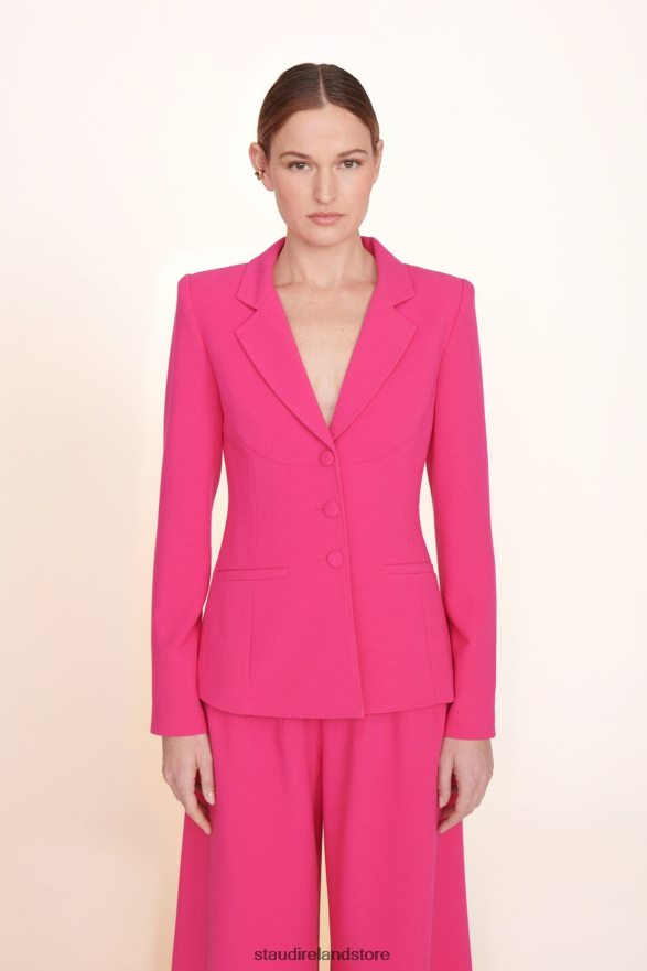 Women Clothing Magenta STAUD CARSON BLAZER H8RLPJ617