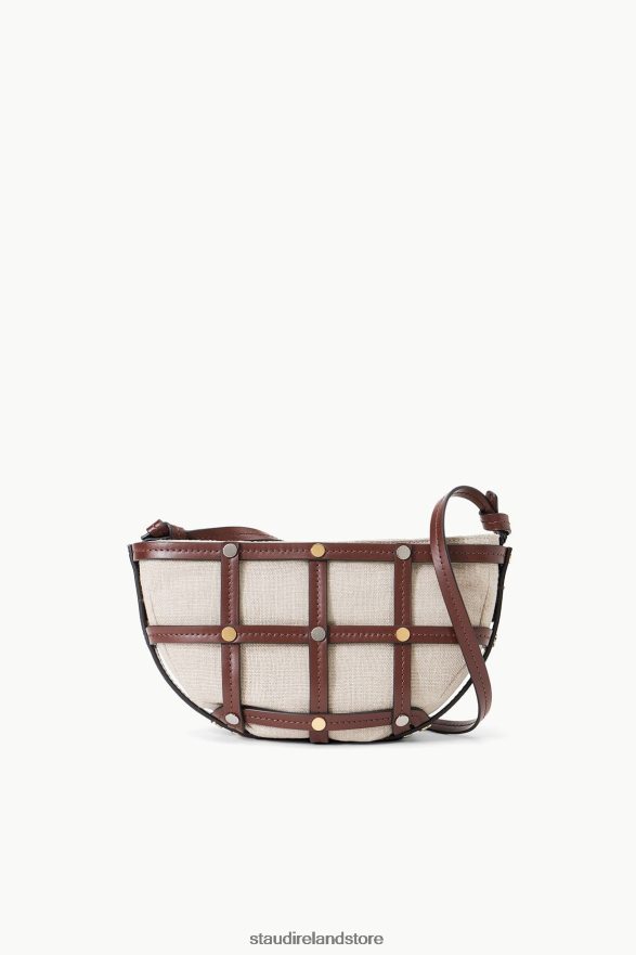 Women Clothing Mahogany Natural STAUD SEBASTIAN BAG H8RLPJ736