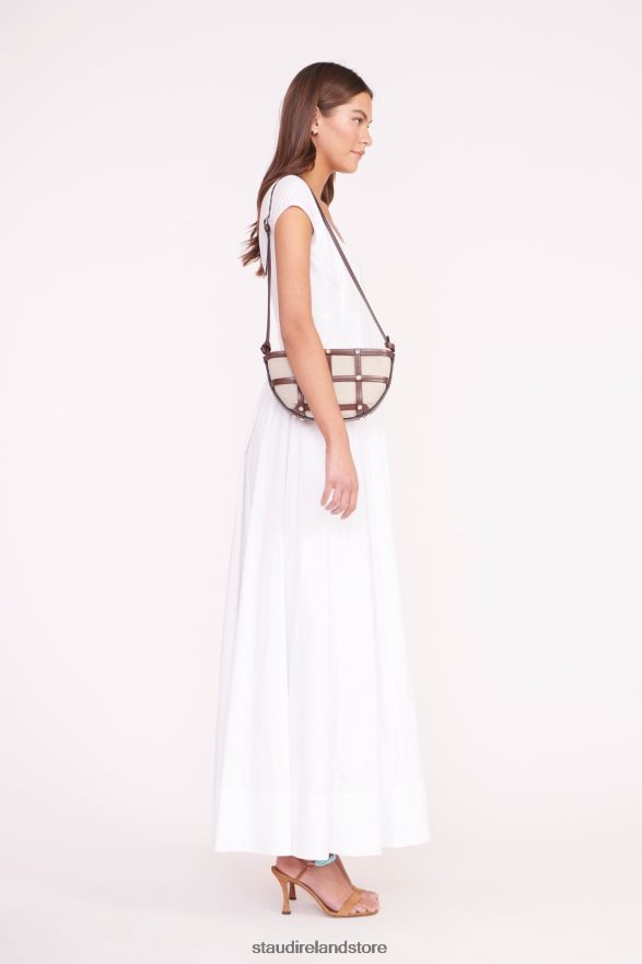Women Clothing Mahogany Natural STAUD SEBASTIAN BAG H8RLPJ736