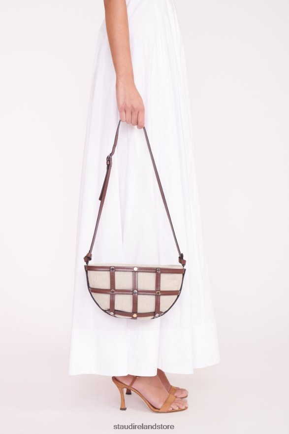 Women Clothing Mahogany Natural STAUD SEBASTIAN BAG H8RLPJ736