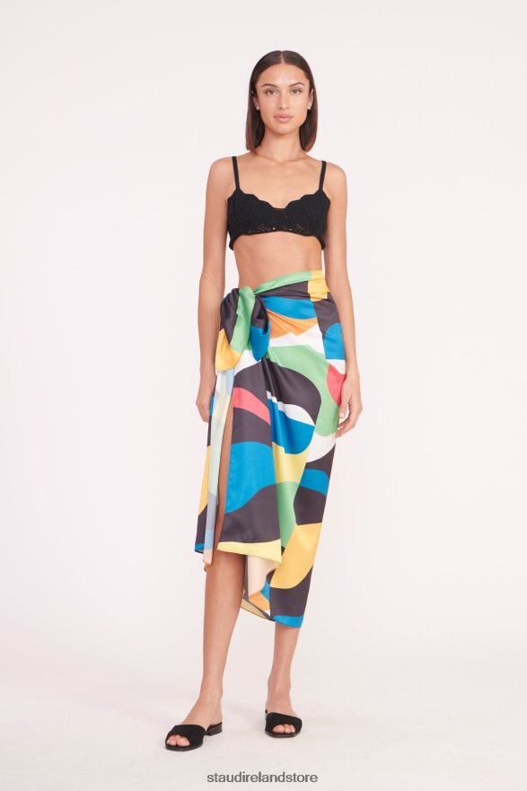 Women Clothing Marble Wave STAUD JESS SARONG H8RLPJ664