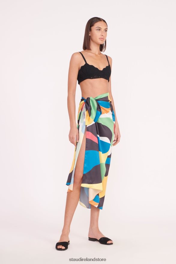 Women Clothing Marble Wave STAUD JESS SARONG H8RLPJ664