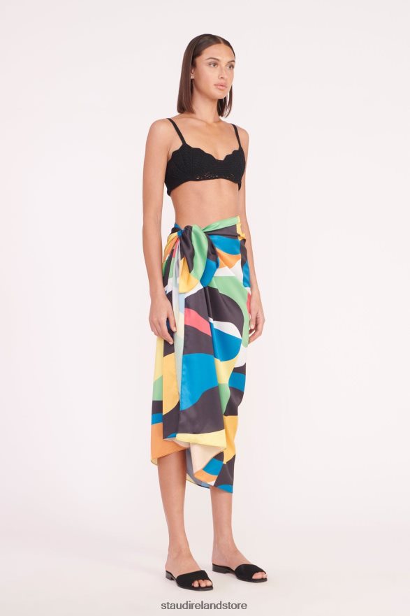 Women Clothing Marble Wave STAUD JESS SARONG H8RLPJ664
