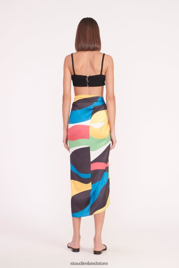 Women Clothing Marble Wave STAUD JESS SARONG H8RLPJ664
