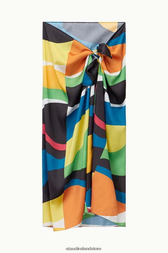 Women Clothing Marble Wave STAUD JESS SARONG H8RLPJ664