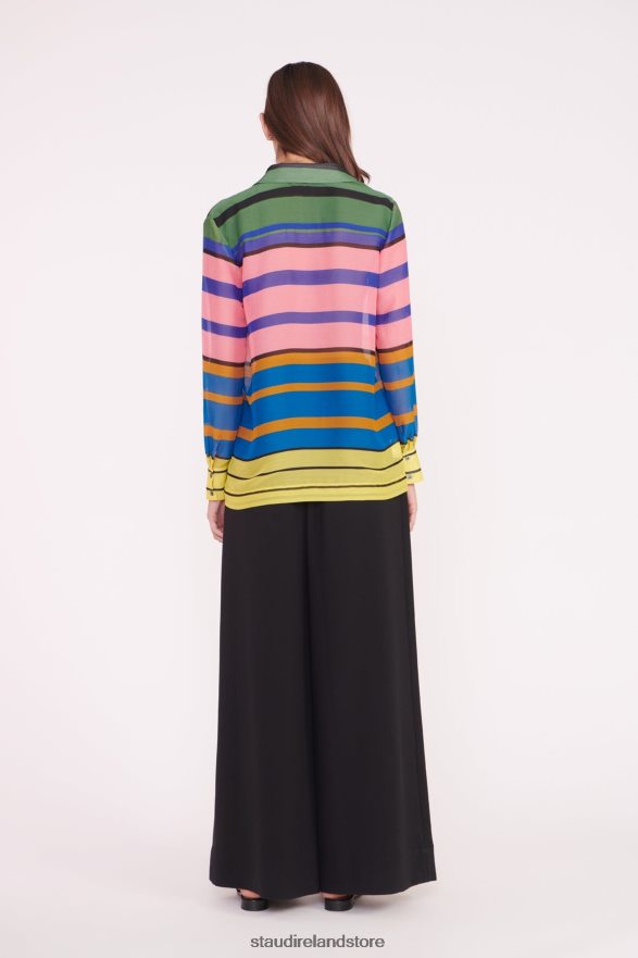 Women Clothing Marble Wave STAUD MARTHA TUNIC FORMENTERA STRIPE H8RLPJ319