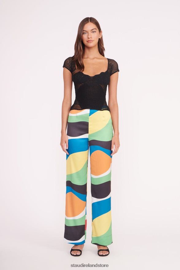 Women Clothing Marble Wave STAUD OSCAR PANT H8RLPJ507