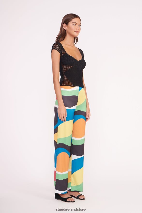 Women Clothing Marble Wave STAUD OSCAR PANT H8RLPJ507