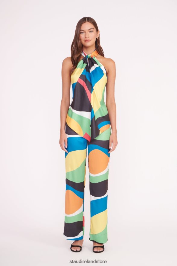 Women Clothing Marble Wave STAUD OSCAR PANT H8RLPJ507