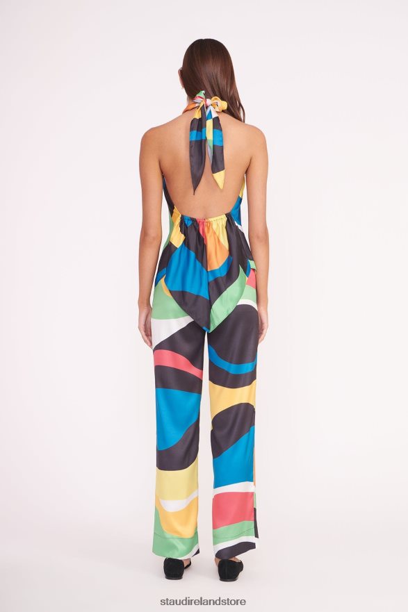 Women Clothing Marble Wave STAUD OSCAR PANT H8RLPJ507