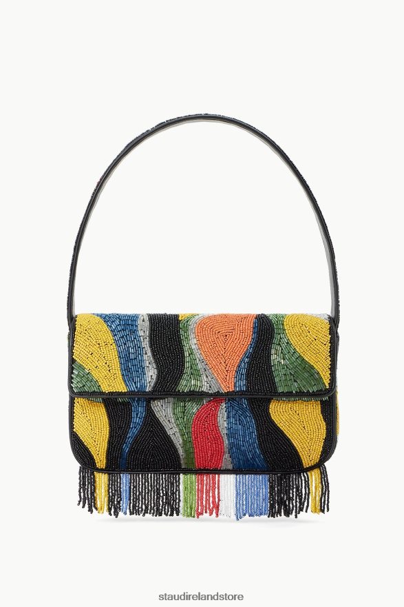 Women Clothing Marble Wave STAUD TOMMY BEADED BAG H8RLPJ723