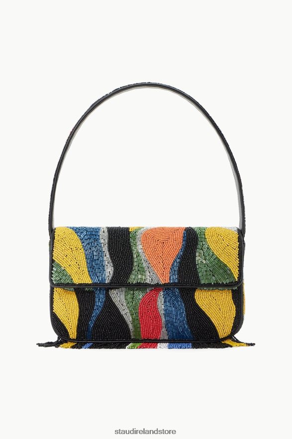 Women Clothing Marble Wave STAUD TOMMY BEADED BAG H8RLPJ723
