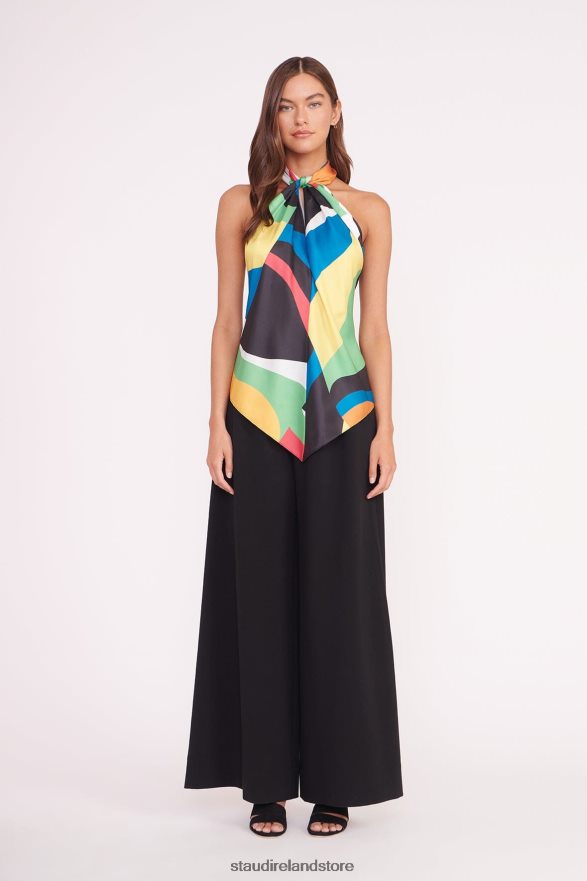 Women Clothing Marble Wave STAUD TROPEA TOP H8RLPJ361