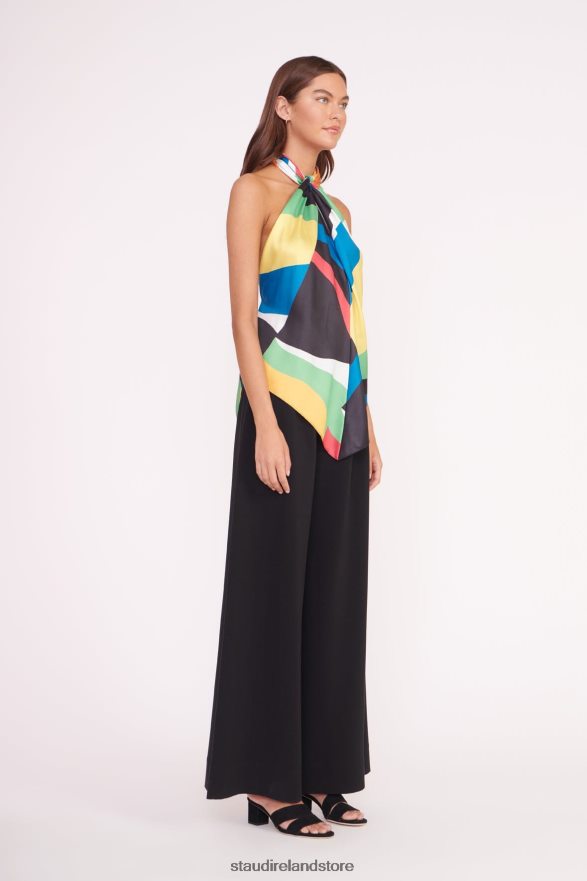 Women Clothing Marble Wave STAUD TROPEA TOP H8RLPJ361