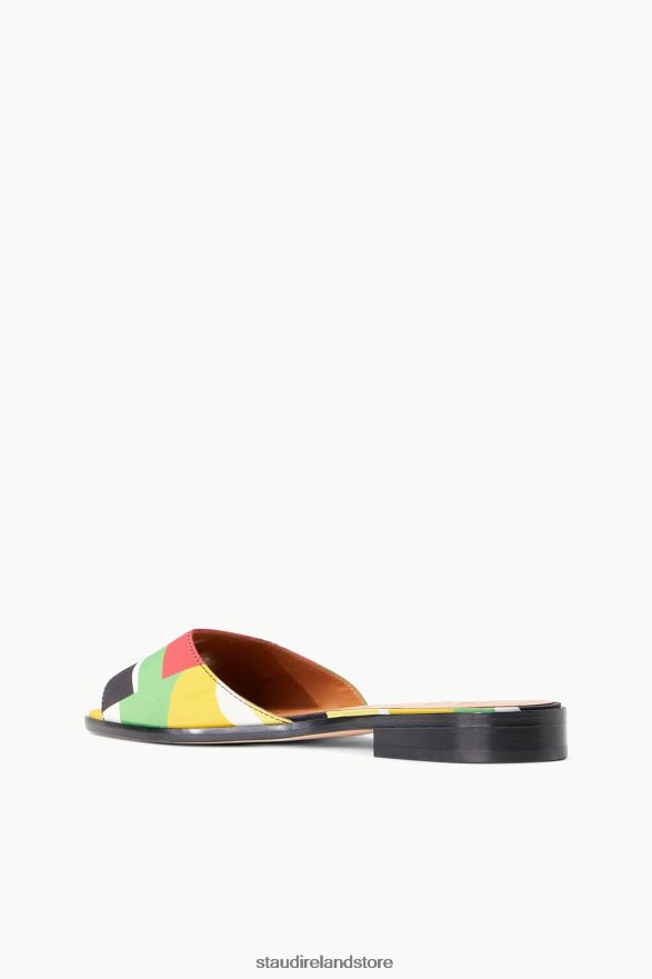 Women Clothing Marble Wave Taffeta STAUD CASPIAN SLIDE MARBLE WAVE H8RLPJ665