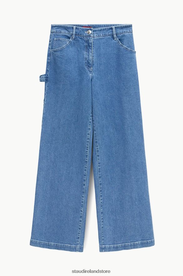 Women Clothing Medium Wash STAUD PAINTER PANT H8RLPJ543
