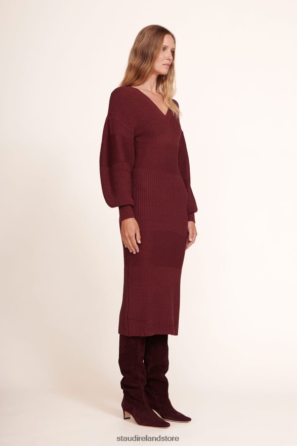 Women Clothing Merlot STAUD CARNATION DRESS H8RLPJ303