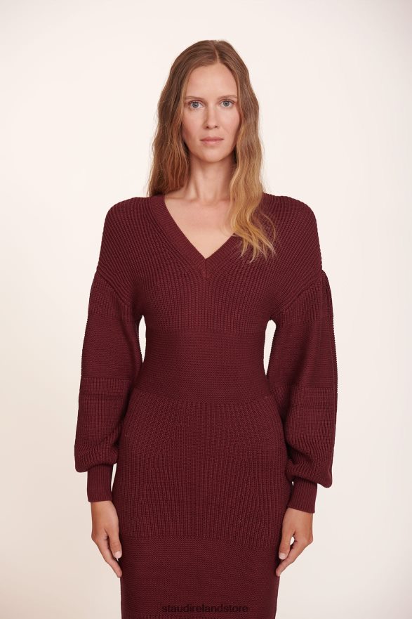 Women Clothing Merlot STAUD CARNATION DRESS H8RLPJ303