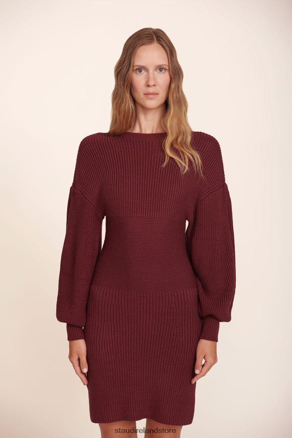 Women Clothing Merlot STAUD MARYLEBONE DRESS H8RLPJ306