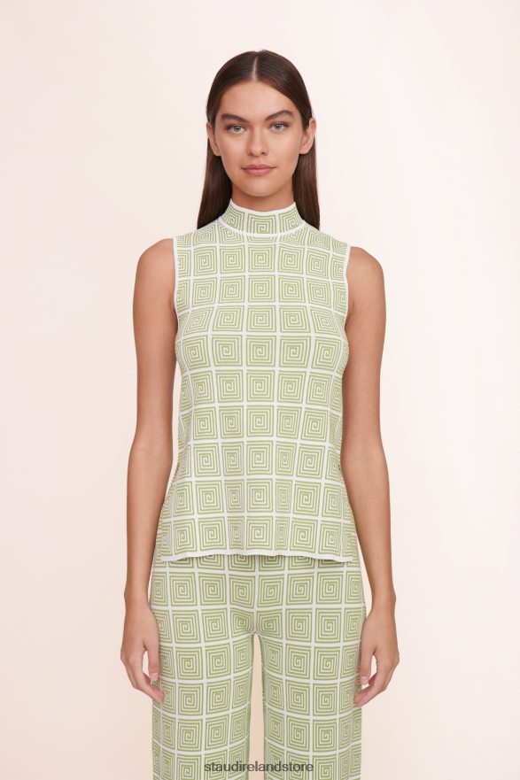 Women Clothing Moss Maze STAUD BURKE TOP H8RLPJ433