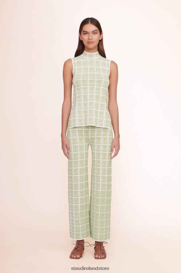 Women Clothing Moss Maze STAUD BURKE TOP H8RLPJ433