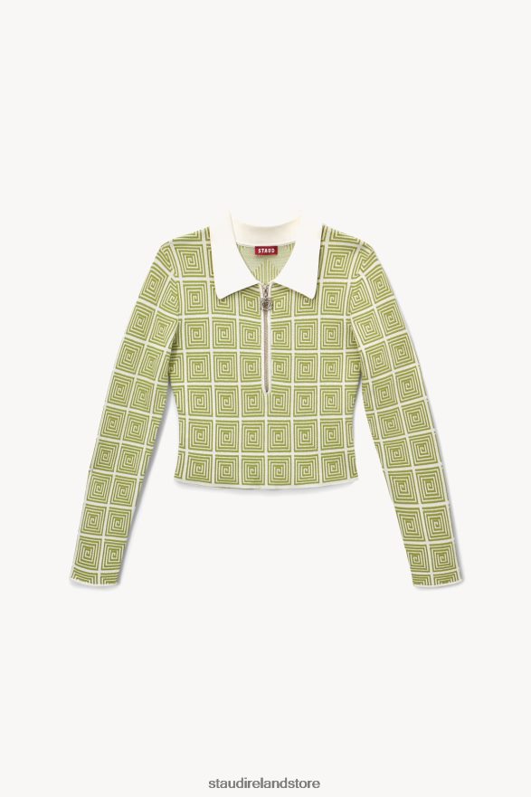 Women Clothing Moss Maze STAUD WRENLEY TOP H8RLPJ434