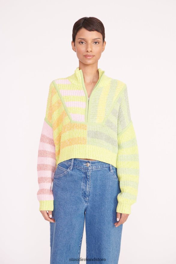Women Clothing Multi Sunray STAUD CROPPED HAMPTON SWEATER H8RLPJ579