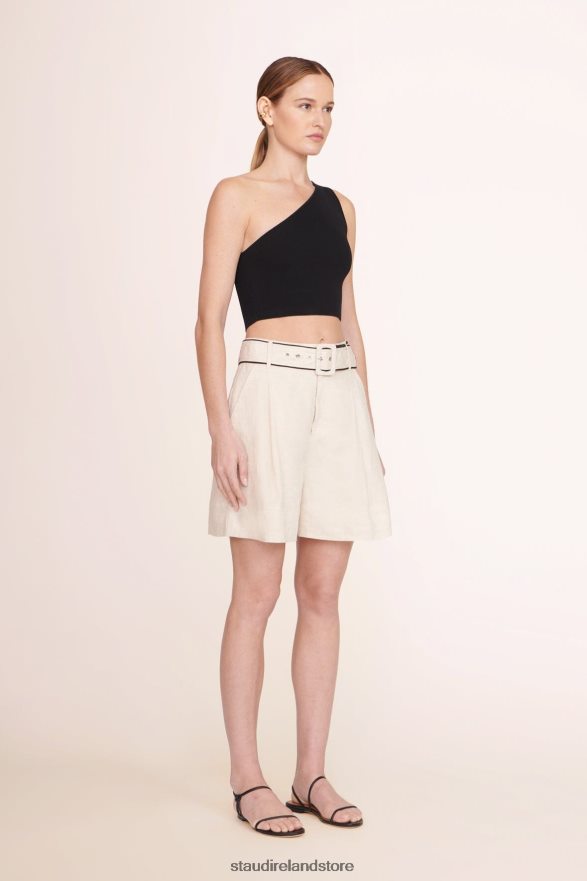Women Clothing Natural Black STAUD ERIS SHORT H8RLPJ523