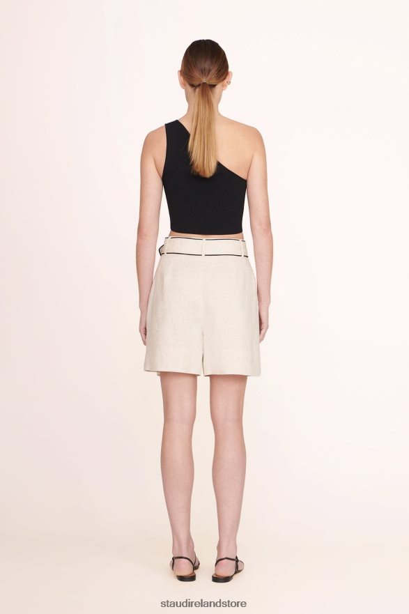 Women Clothing Natural Black STAUD ERIS SHORT H8RLPJ523