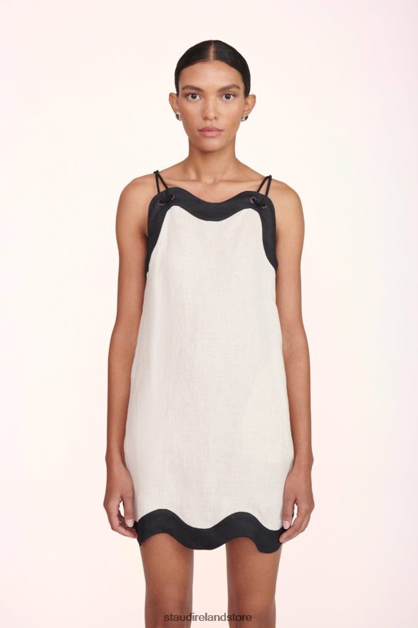 Women Clothing Natural Black STAUD RENATA DRESS H8RLPJ185
