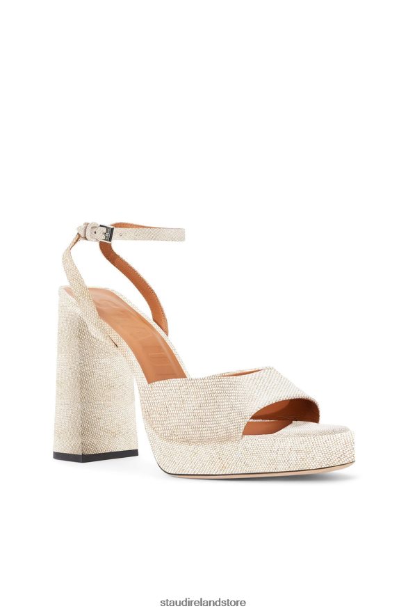 Women Clothing Natural Linen STAUD SOLANGE PLATFORM H8RLPJ747