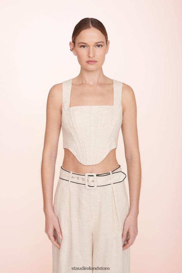 Women Clothing Natural STAUD ALICE TOP H8RLPJ383