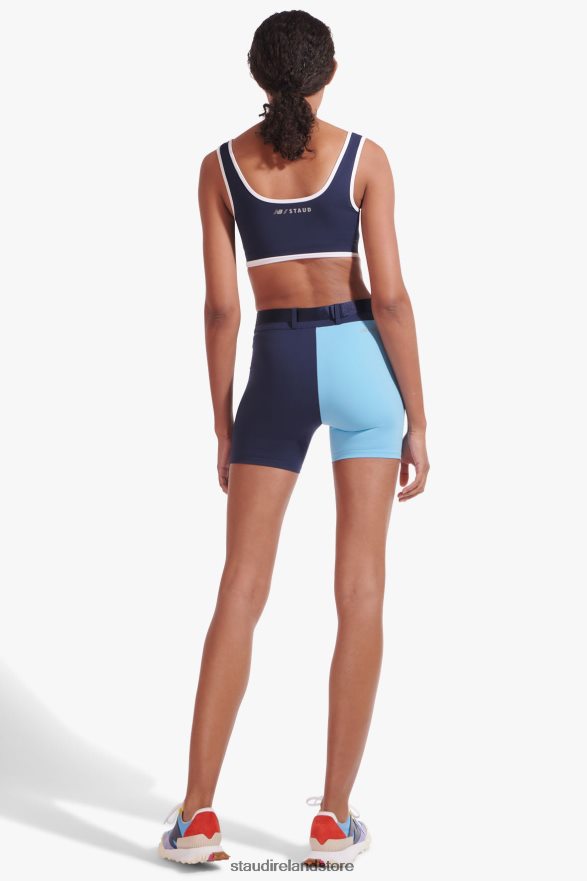 Women Clothing Navy NB X STAUD NBSLEEK BELTED SHORT H8RLPJ569