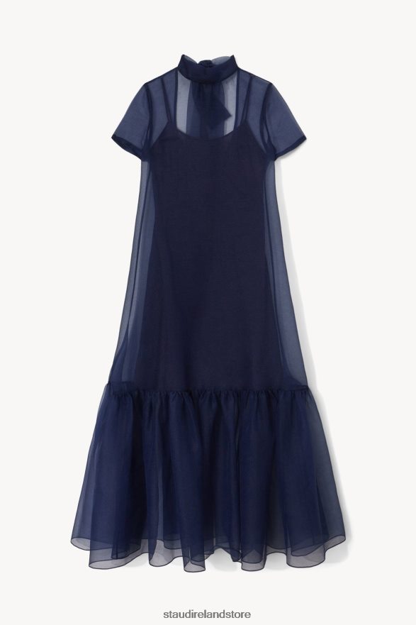 Women Clothing Navy STAUD CALLUNA DRESS H8RLPJ82