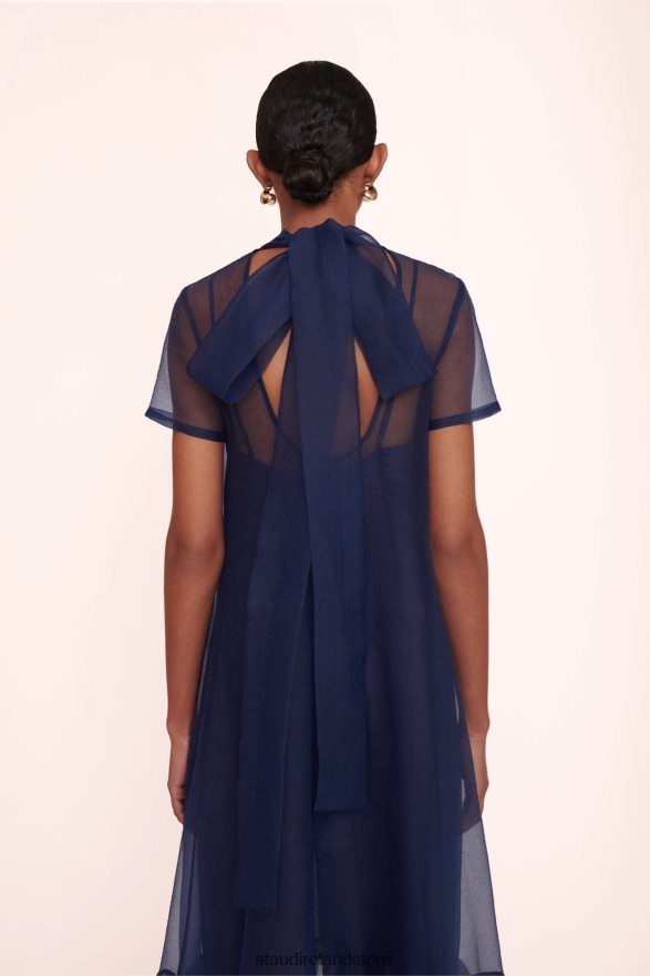 Women Clothing Navy STAUD CALLUNA DRESS H8RLPJ82