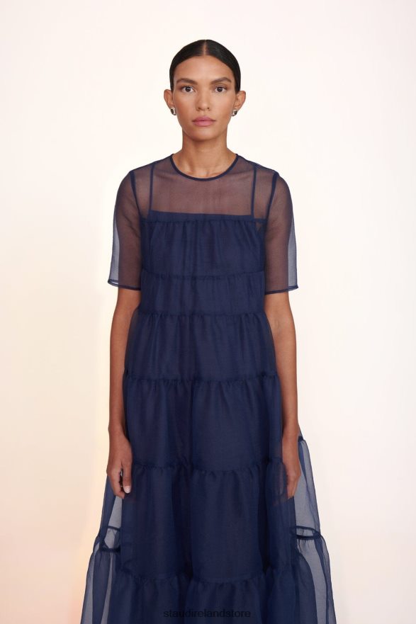 Women Clothing Navy STAUD HYACINTH DRESS H8RLPJ103