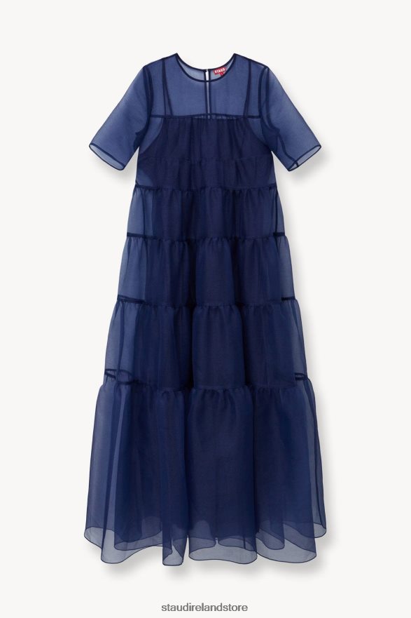 Women Clothing Navy STAUD HYACINTH DRESS H8RLPJ103