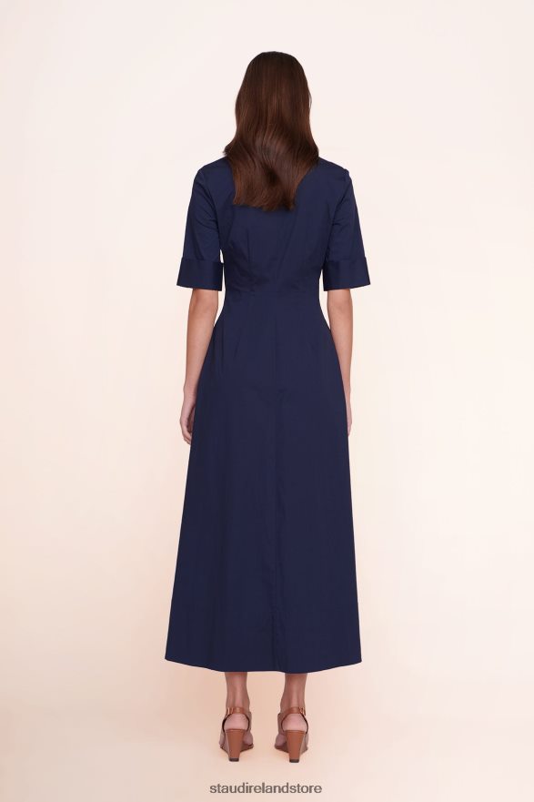 Women Clothing Navy STAUD JOAN MAXI DRESS H8RLPJ133