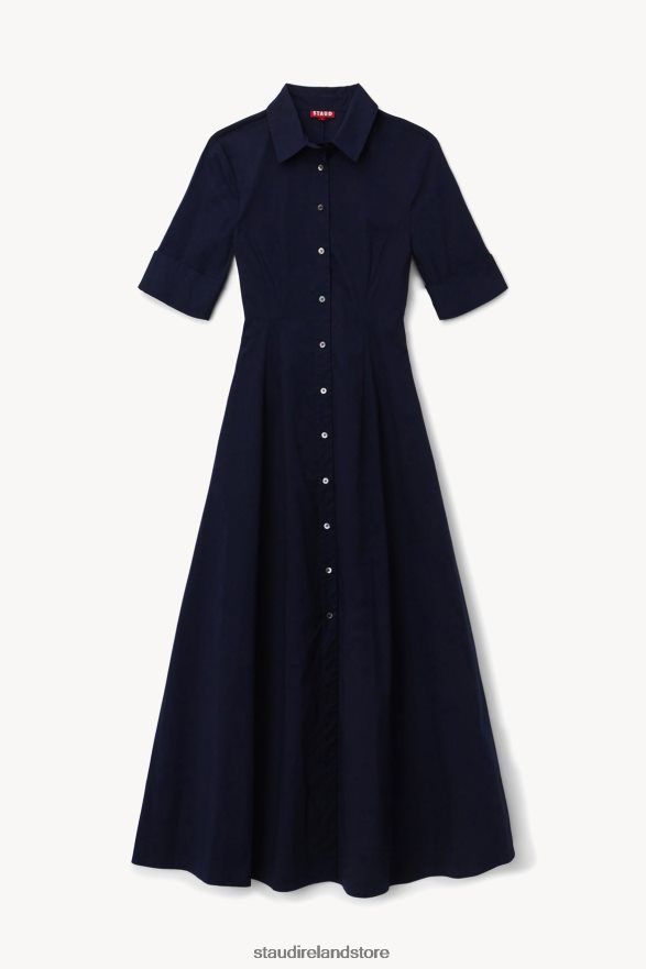 Women Clothing Navy STAUD JOAN MAXI DRESS H8RLPJ133