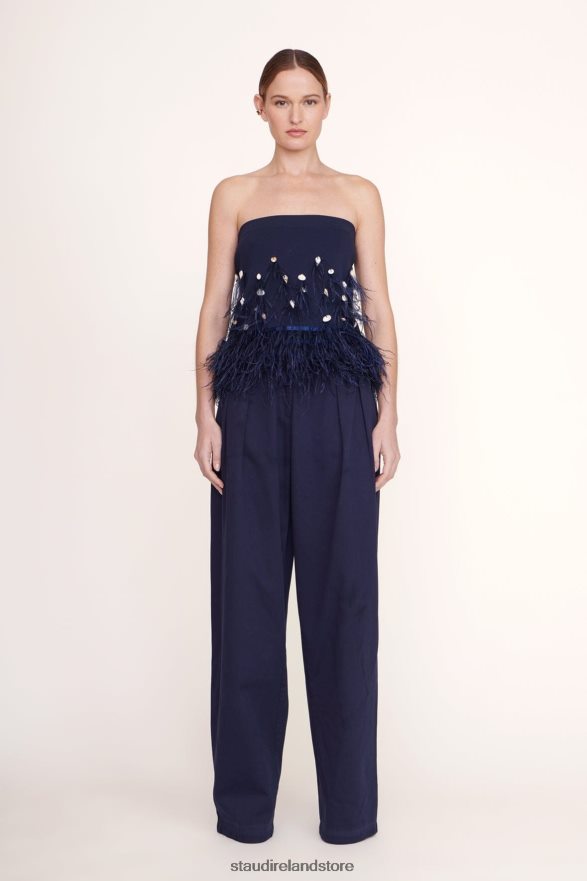 Women Clothing Navy STAUD KRISTEN TOP H8RLPJ405