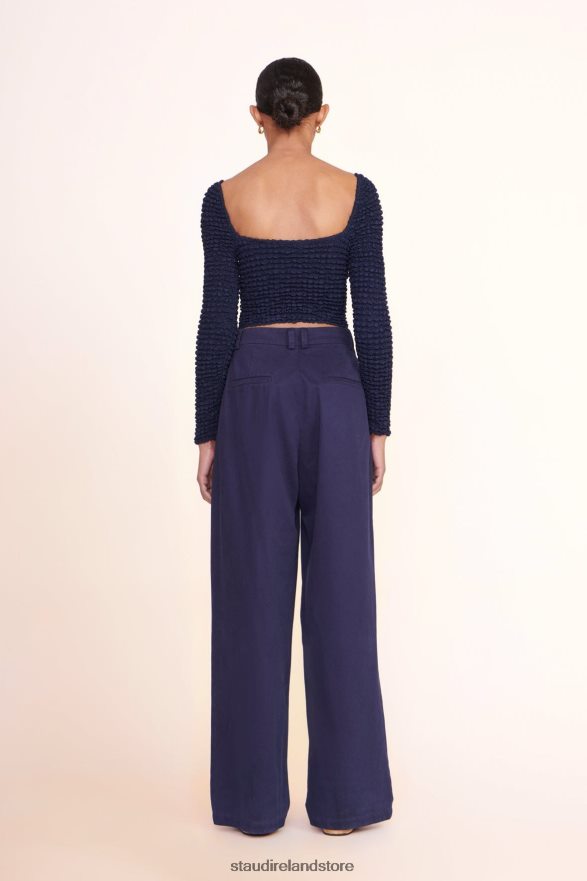 Women Clothing Navy STAUD LUISA PANT H8RLPJ540