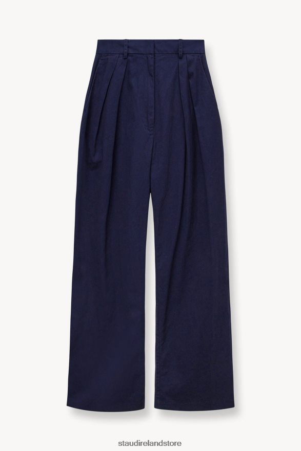 Women Clothing Navy STAUD LUISA PANT H8RLPJ540