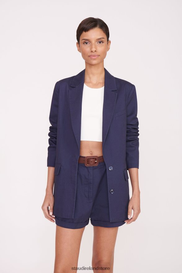 Women Clothing Navy STAUD MAXWELL BLAZER H8RLPJ612